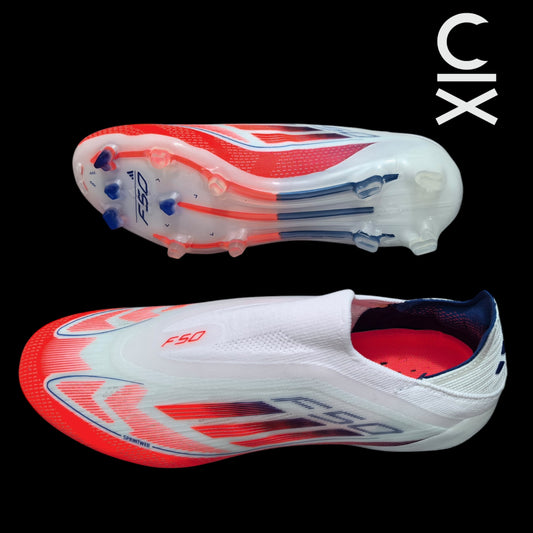 F50+ red white